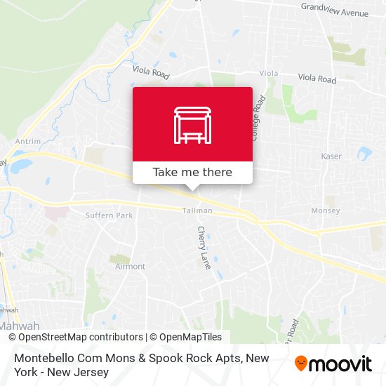 Montebello Com Mons & Spook Rock Apts map