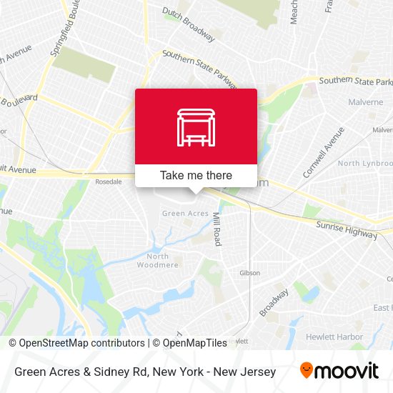 Mapa de Green Acres & Sidney Rd