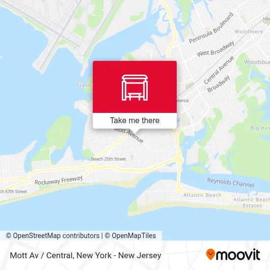 Mott Av / Central map