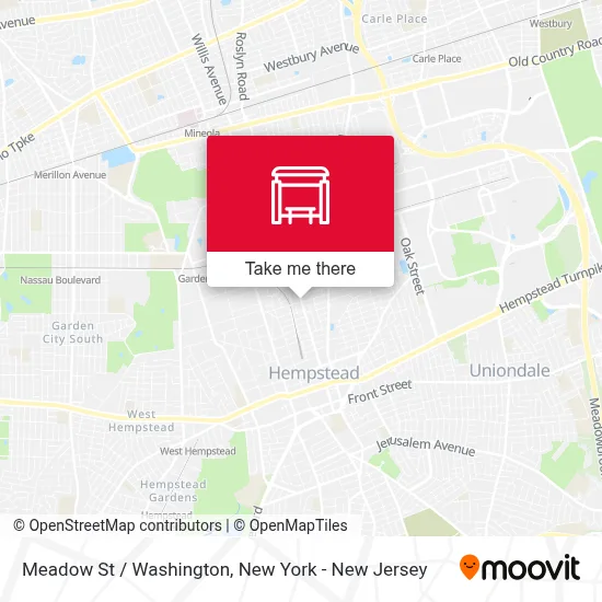 Meadow St / Washington map