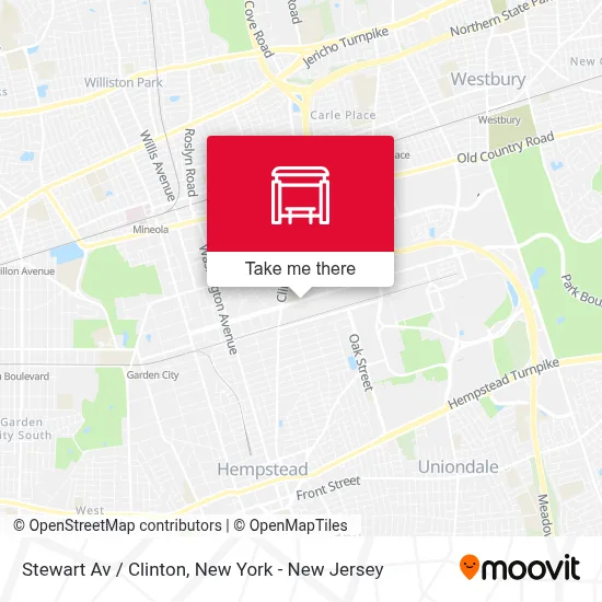 Stewart Av / Clinton map