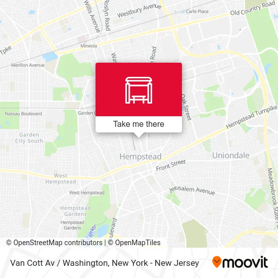 Van Cott Av / Washington map