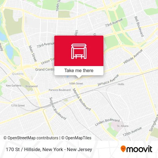 170 St / Hillside map