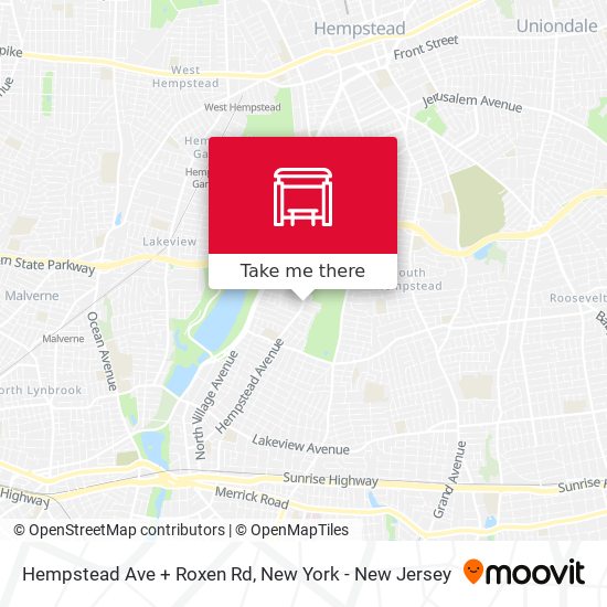 Mapa de Hempstead Ave + Roxen Rd