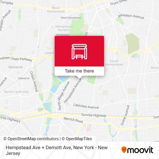 Mapa de Hempstead Ave + Demott Ave