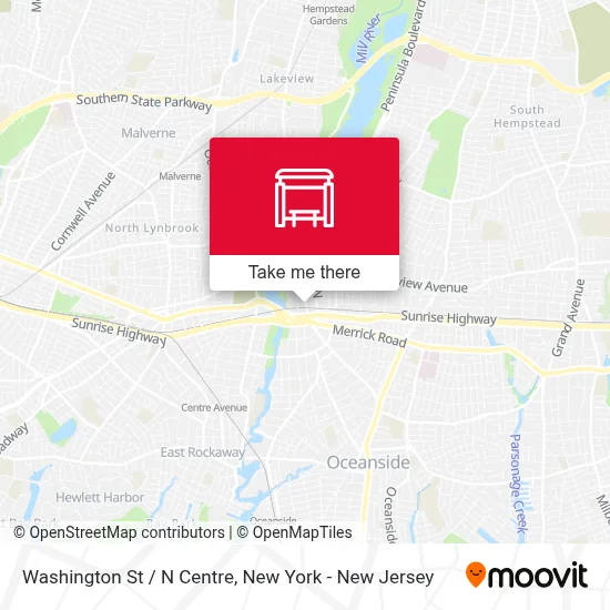 Washington St / N Centre map