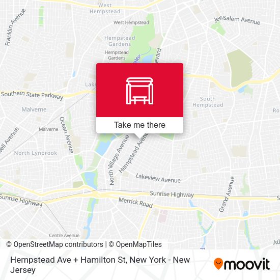 Mapa de Hempstead Ave + Hamilton St