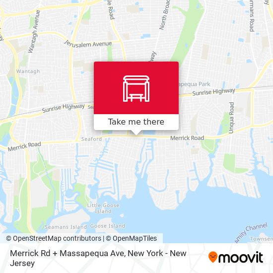 Merrick Rd + Massapequa Ave map