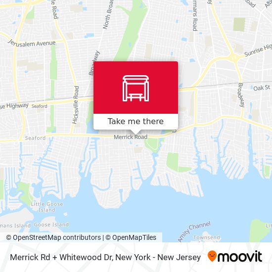 Mapa de Merrick Rd + Whitewood Dr