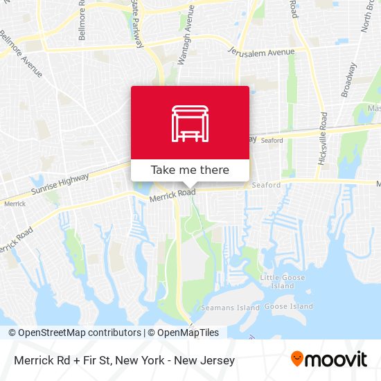 Mapa de Merrick Rd + Fir St