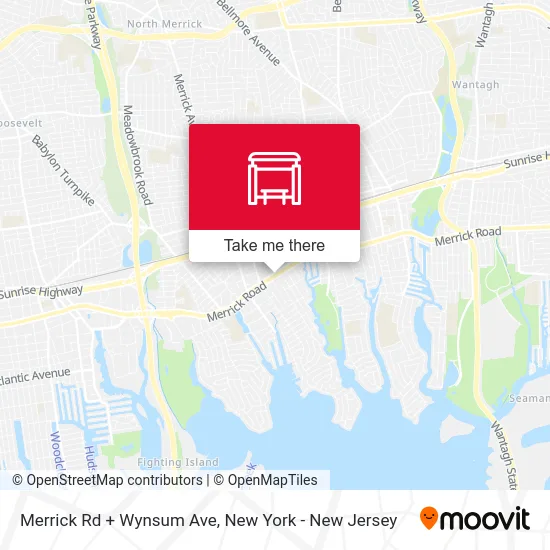 Merrick Rd + Wynsum Ave map