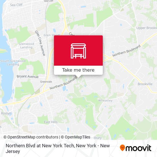 Northern Blvd at New York Tech map