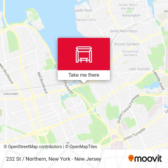 232 St / Northern map