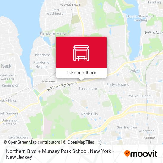 Mapa de Northern Blvd + Munsey Park School