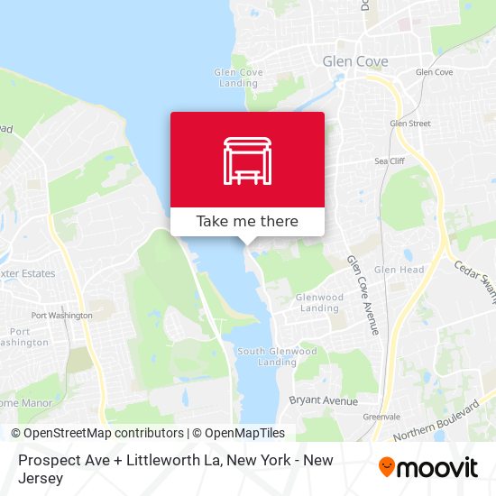Prospect Ave + Littleworth La map