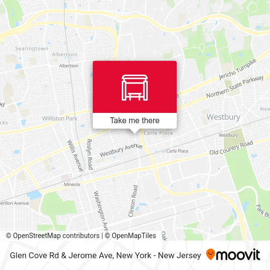 Mapa de Glen Cove Rd & Jerome Ave
