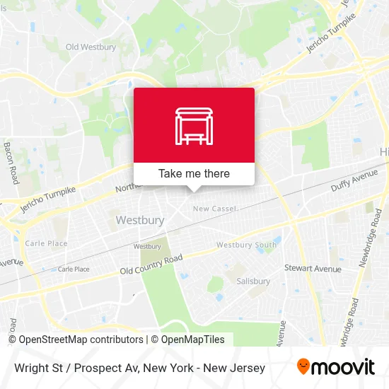 Wright St / Prospect Av map