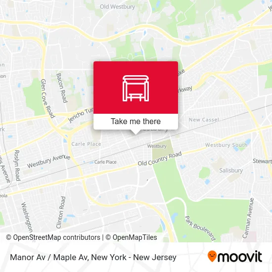 Manor Av / Maple Av map