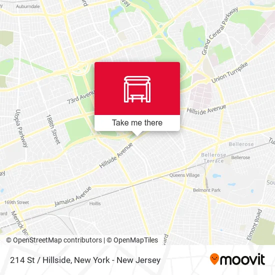 214 St / Hillside map