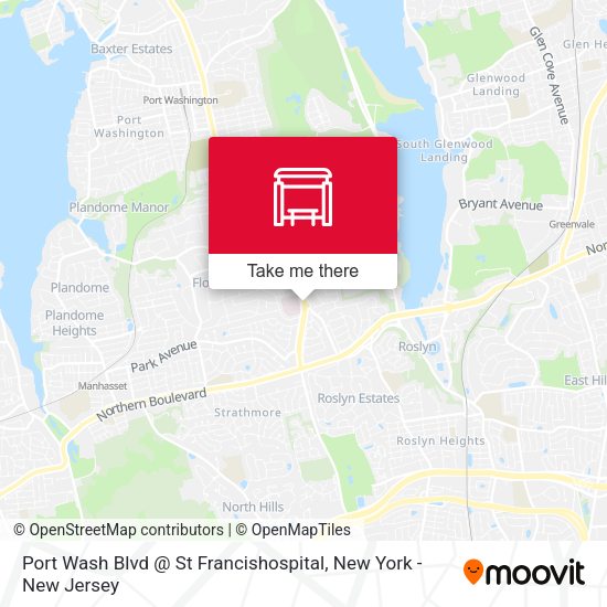 Mapa de Port Wash Blvd @ St Francishospital