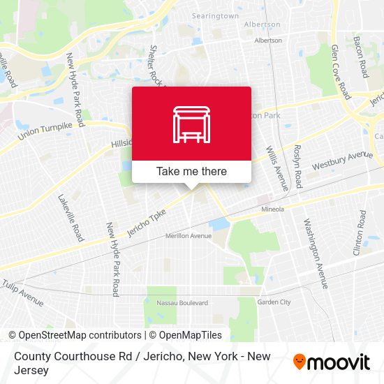 Mapa de County Courthouse Rd / Jericho