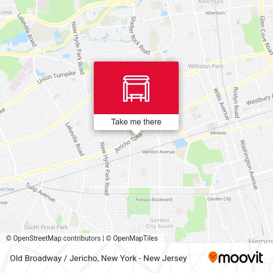 Mapa de Old Broadway / Jericho