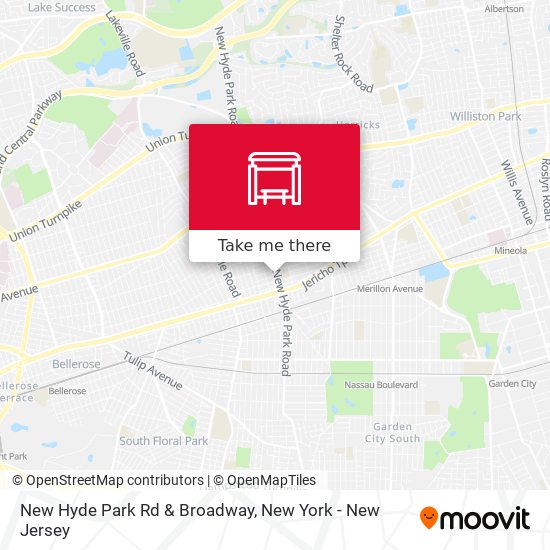 New Hyde Park Rd & Broadway map