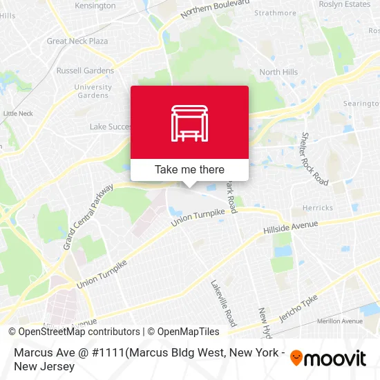 Marcus Ave @ #1111 map