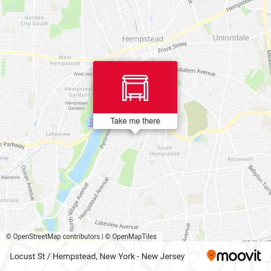 Locust St / Hempstead map