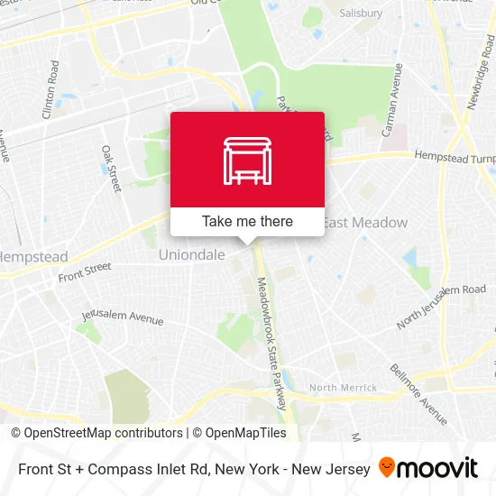 Front St + Compass Inlet Rd map