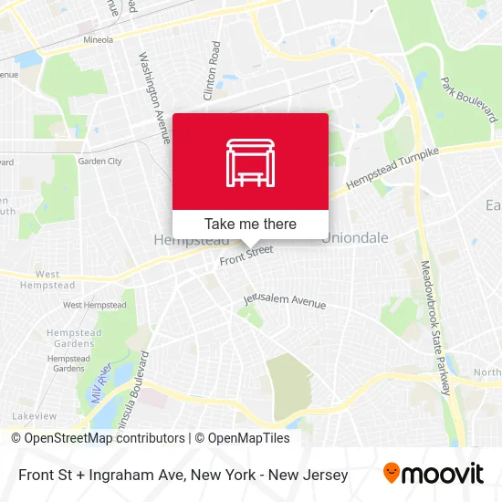 Front St + Ingraham Ave map