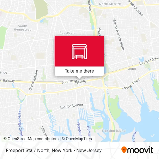 Freeport Sta / North map