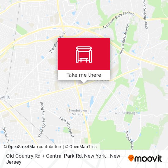 Old Country Rd + Central Park Rd map