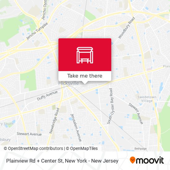 Mapa de Plainview Rd + Center St