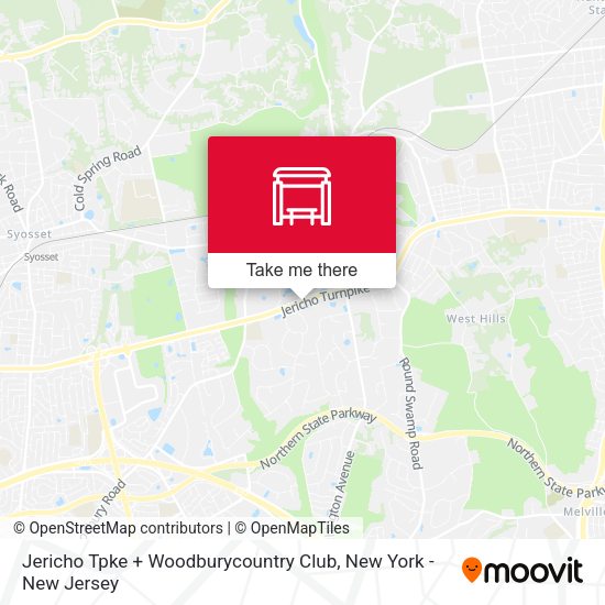Mapa de Jericho Tpke + Woodburycountry Club
