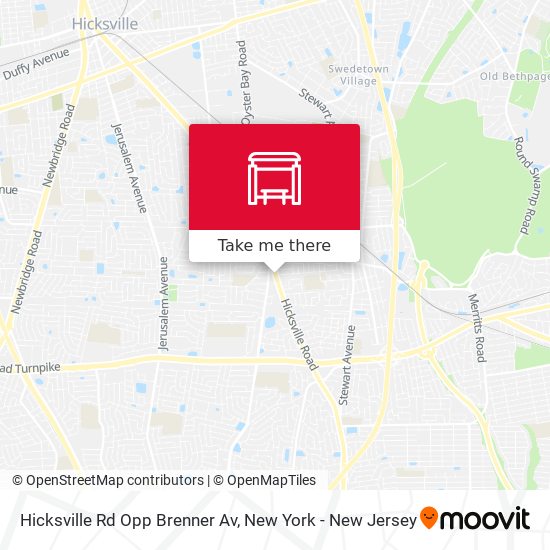 Hicksville Rd Opp Brenner Av map