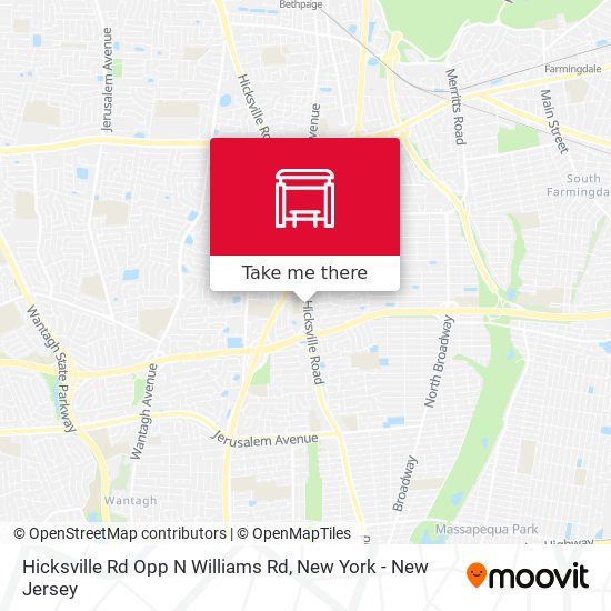 Hicksville Rd Opp  N Williams Rd map