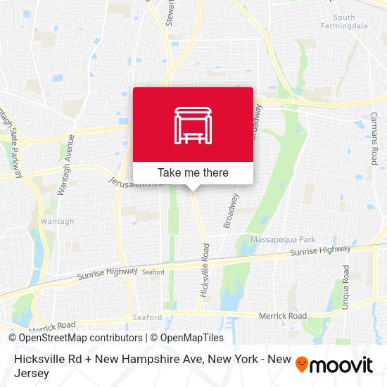 Hicksville Rd + New Hampshire Ave map