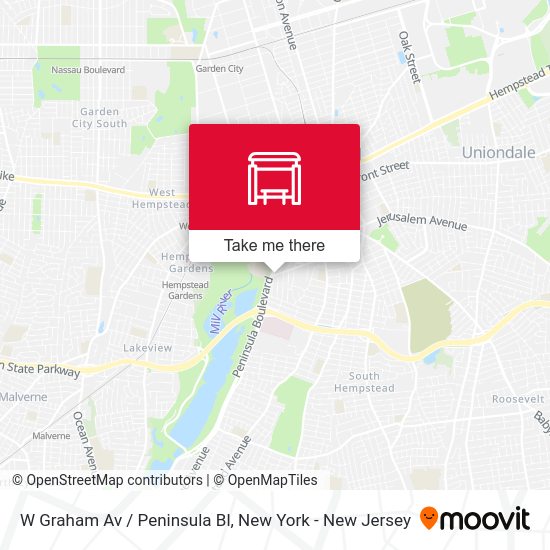 Mapa de W Graham Av / Peninsula Bl
