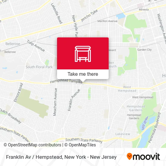 Franklin Av / Hempstead map