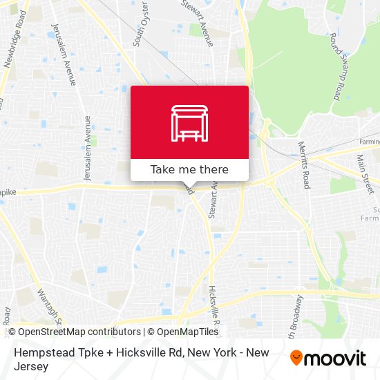 Hempstead Tpke + Hicksville Rd map