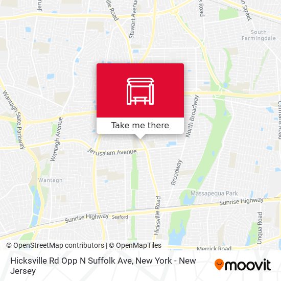 Hicksville Rd Opp N Suffolk Ave map