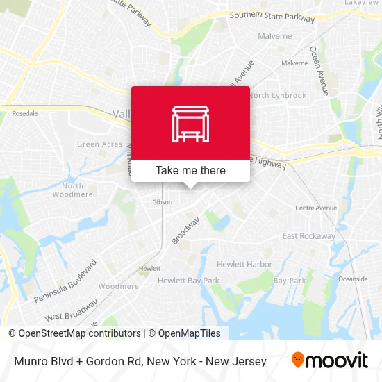 Munro Blvd + Gordon Rd map