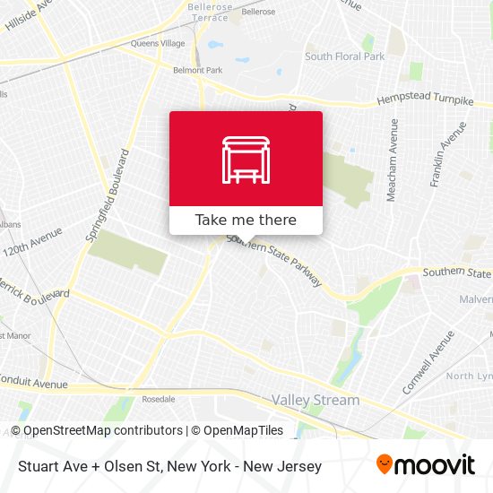 Mapa de Stuart Ave + Olsen St