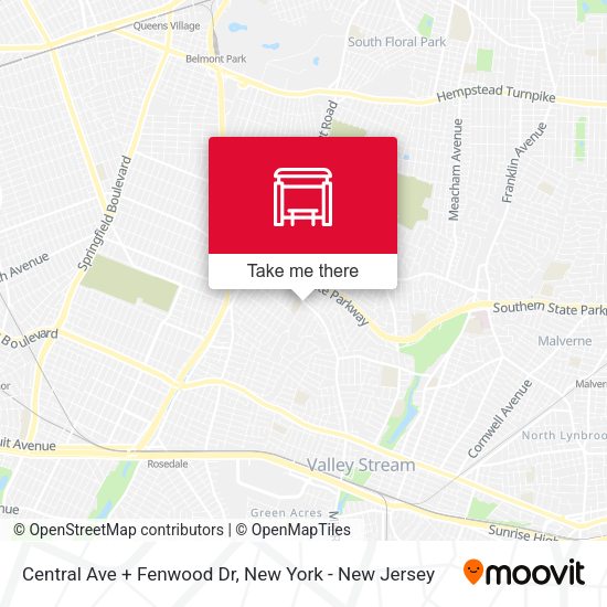 Mapa de Central Ave + Fenwood Dr
