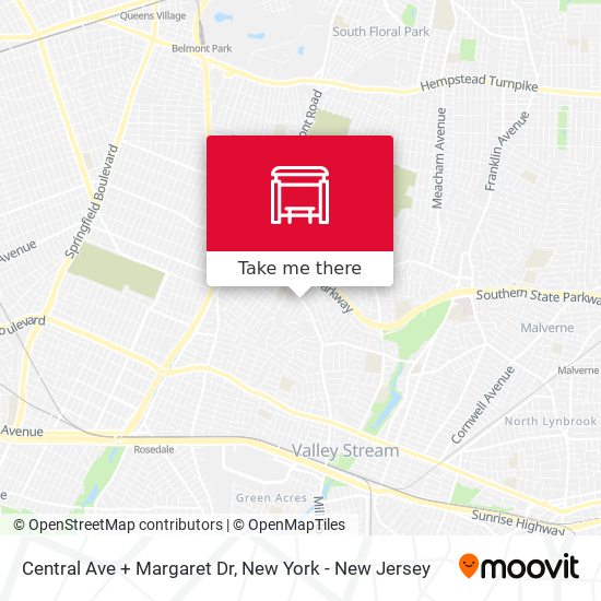 Mapa de Central Ave + Margaret Dr