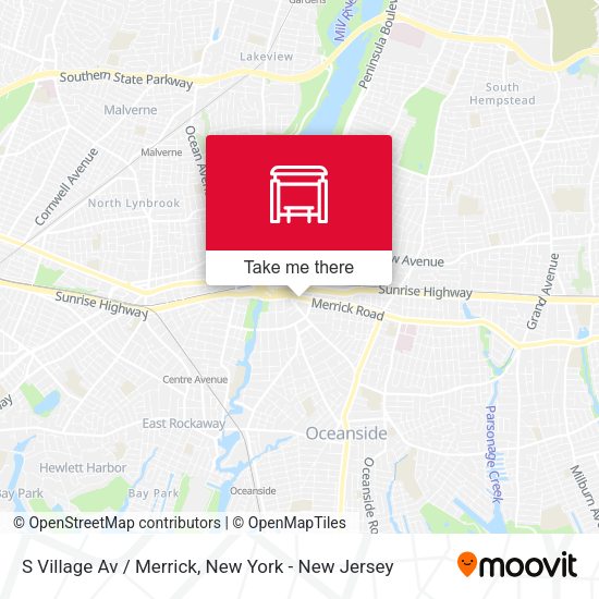 Mapa de S Village Av / Merrick