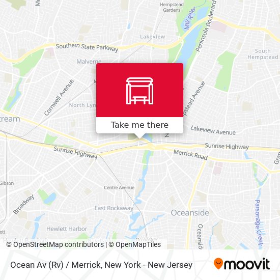 Mapa de Ocean Av (Rv) / Merrick