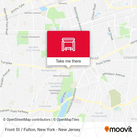 Front St / Fulton map