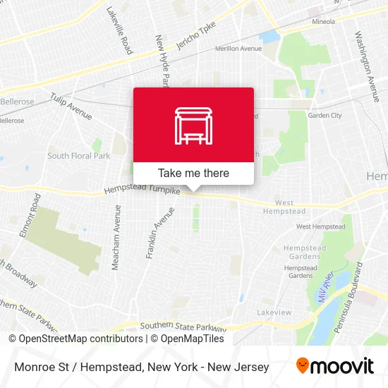 Monroe St / Hempstead map